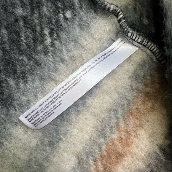 Anthropologie Knit Kimono - One Size Striped Poncho Shawl Boho Western Festival - Picture 7 of 8